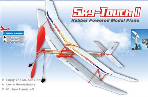 AA00502 Биплан ZT Model Sky-Touch II с резиномотором